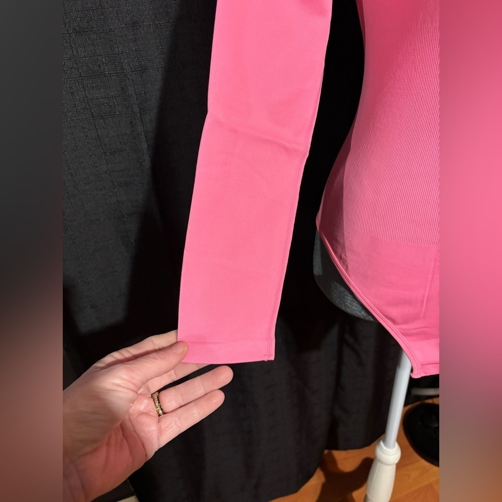 2 Pack Tummy Control Ribbed Long Sleeve BodySuits - Picture 4 of 15